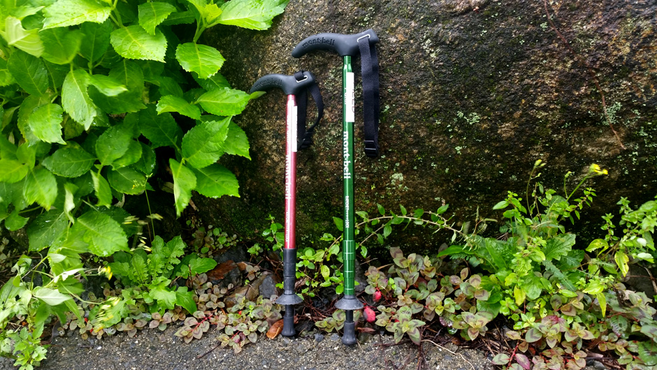 T型グリップのステッキ